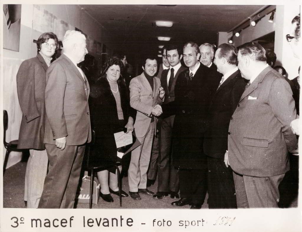 Arnaldo Di Fulvio con il Ministro degli Esteri On. Aldo Moro al MACEF 1971